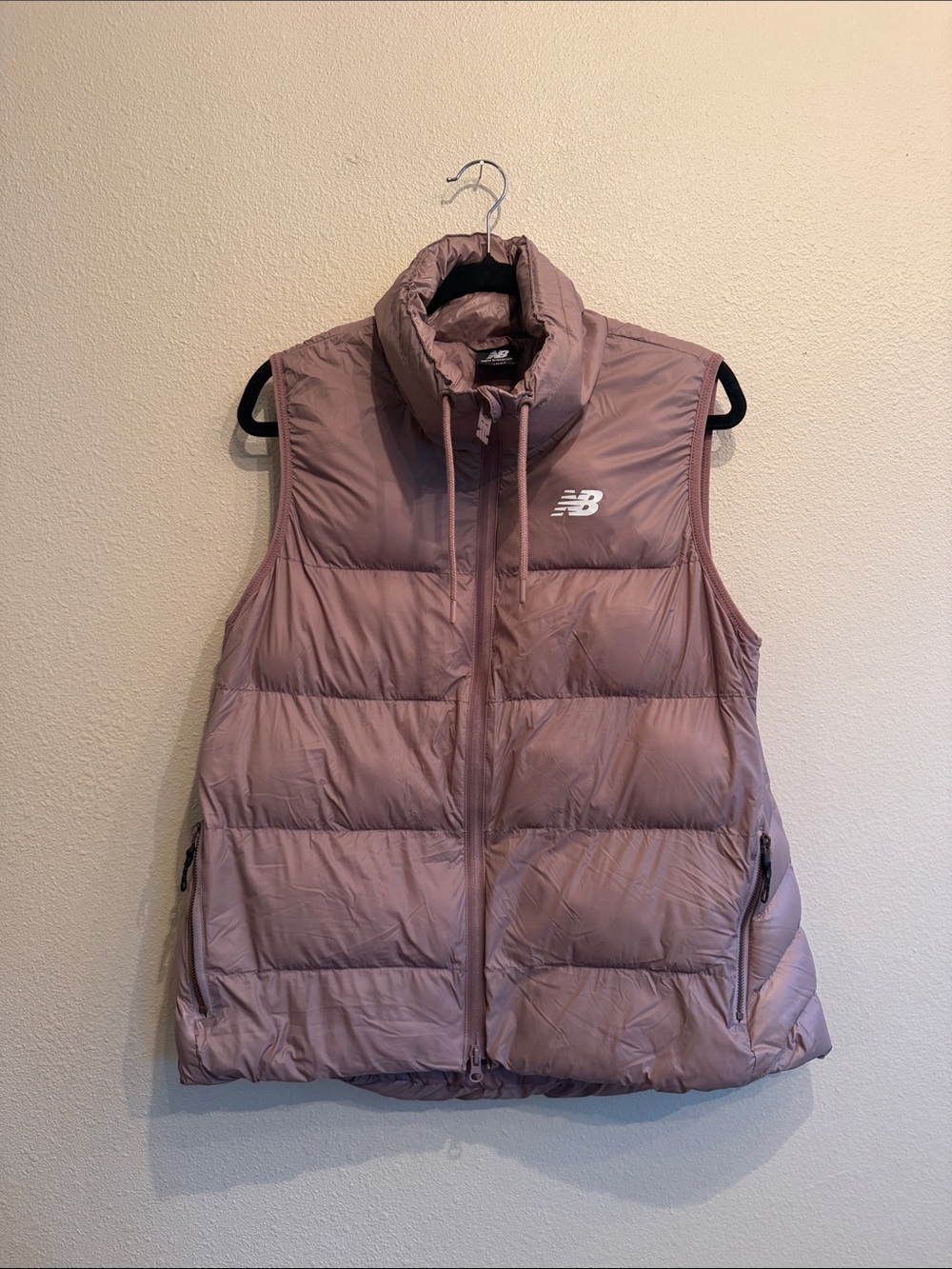 New Balance Women's Dusty Mauve Puffer Vest
